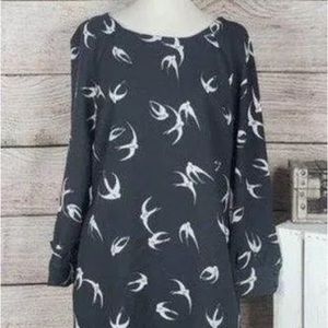 Banana Republic Bird dress w/vintage details